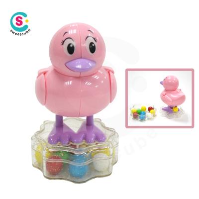 China Capsule Toys Lean Laying Egg Candy Toy For Kids for sale