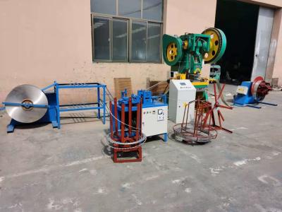 China Punch Pressure 40T 9 Strips Razor Barbed Wire Machine , Shaving Blade Making Machine for sale