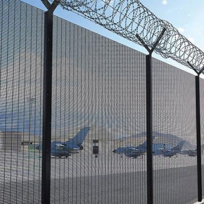 China High Quality Cheap 358 Mesh Barbed Wire Anti Climb Barrier / Airport Security Barrier Easily Assembled for sale