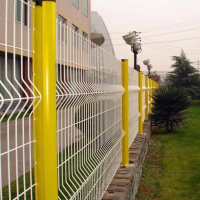 China Easily Assembled Hot-Dipped Galvanized 3d Welded Wire Mesh Panel Fishing Post Fence for sale