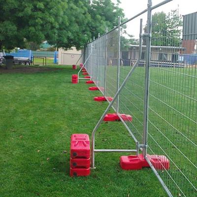 China Construction Site Fence Australia Temporary Fence Easily Assembled Rubber Foot for sale