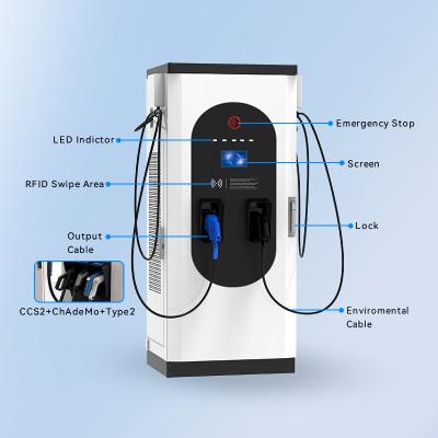 China Commercial sets wholesale price ev fast chargers electric vehicle charging station 120kw dc charger ev ccs2 for sale