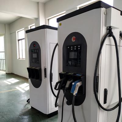 China Optional APP Control RFID New Energy Level 3 150kw Commerical CCS G/BT CHAdeMO Charging DC EV Fast Chargers Station for sale