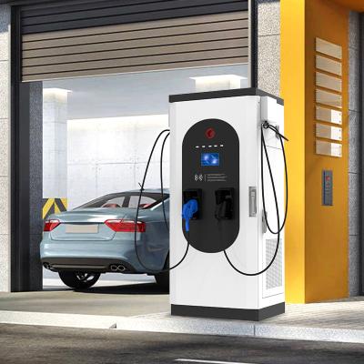 China OEM Commercial Type 150KW - 2 CCS CHAdeMO DC Battery Gun Built-in Dual Charging Fast Charging Station For Car Bus for sale