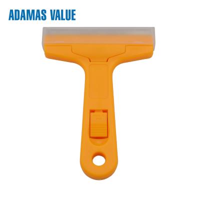 China Plastic Paint Scraper Tool Non- Slip Soft Rubber Grip And Razor Edge For Precision Scraping for sale