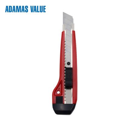 China Auto Retractable Small Box Cutter , Stainless Steel Blade Box Cutter Tool for sale