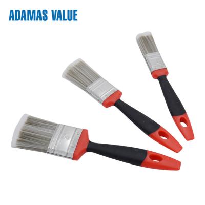 China 13-14MM Thickness Plastic Handle Paint Brushes With Multi Color Handle for sale