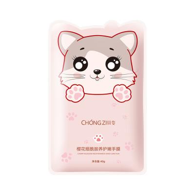 China Professional Salon+Home Beauty Care Hand Mask Exfoliating Cat Claw Foot Mask Hydration Spa Peeling Niacinamide Rejuvenation Whitening Hand Mask for sale