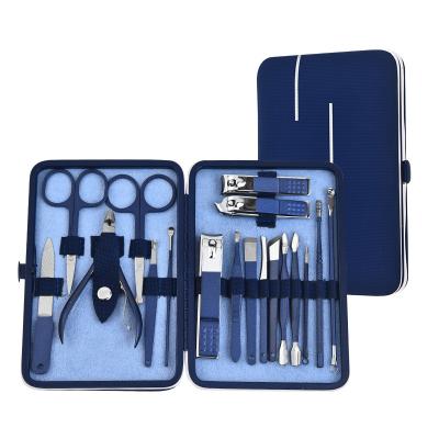 China 18pcs Set Stainless Steel Nail Clippers 18pcs Set Finger Toe Care Manicure Pedicure Set for Nail Cutter Clipper for sale