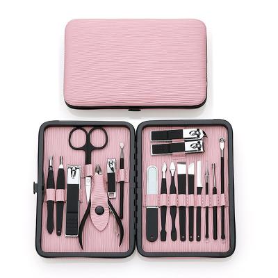 China Professional 7PCS 10PCS 18PCS Nail Clippers Set Stainless Steel Nail Clippers Cutter Kit 7pcs 10pcs 18pcs Manicure Pedicure Care Tools for sale