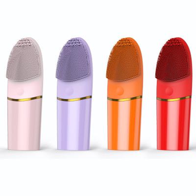 China Electric Moisturizer Facial Massage Cleansing Sweep Massager Deep Silicone Detergent Skin Face Wash Facial Cleansing Brush for sale