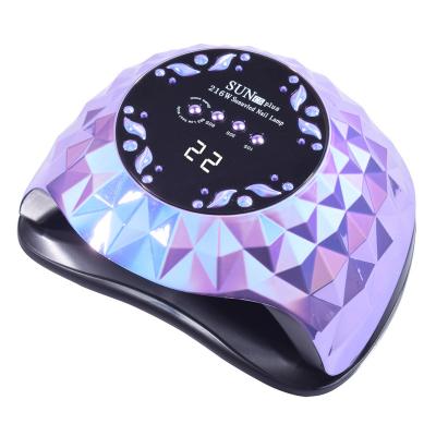 China 216W Plastic Sun C5 Plus Nail Gel Polish UV LED Lamps For Nail Dryer Quick Dry Machine for sale