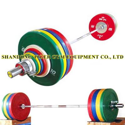 China Weightlifting Barbell / barbell plates / barbell pole / barbell plates rack for sale