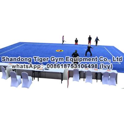 China IWUF Approved Wushu Equipment Competition Wushu Carpet / Wushu Field for sale