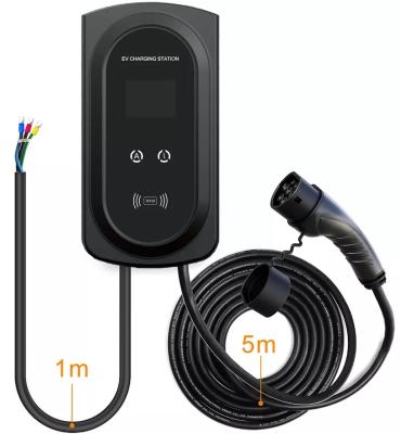 China AC 32A 400V 22KW EV Charger Wallbox Home Charging Type - 2 Level2 400volt 11KW EV Charger Box Electric Car Wall Mounted Charging Station IEC62196-2 for sale