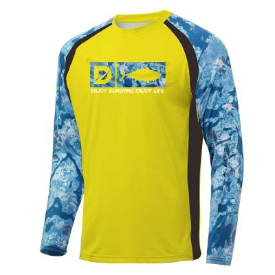 China Antibacterial Sublimation Fishing Tournament UV Protection Tank Top Long Sleeve Men Fishing Quick Dry Fishing Shirts for sale