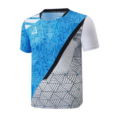 China Breathable Badminton Wear Sports Badminton T Shirt Dry Body Breathable Men Wear for sale