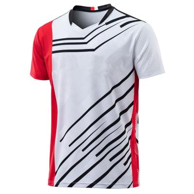 China Shirts & Tops Fast Drying Breathable Customized Customized Sublimation Badminton Apparel Tennis Quick Dry Shirt for sale