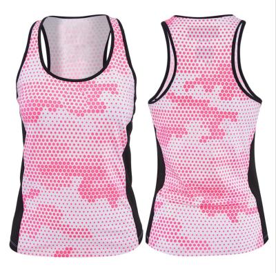 China Shirts & Dinsungo OEM Wholesale Fashional Women Sports Wear Workout Tennis Tops Sport Golf Tennis Shirt for sale