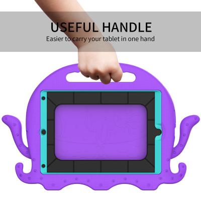 China Cute Octopus Tablet Cases Eva Tablet Cover Case New High Quality Wholesale Shockproof Bumper For Ipad for sale