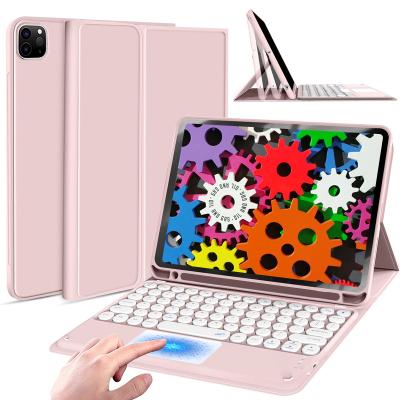 China Lightweight Keyboard Case For Ipad Air 4 10.2 5 10.9 Pro 11 Mini 6 Inch Wireless 12.9 2021 Tablet Ipad Keyboard Case With Trackpad Keyboard for sale