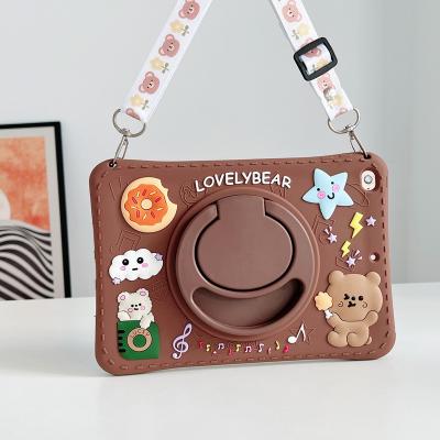 China Shockproof Bumper For 360 Cartoon 11 Ipad Case Kid Proof Tablet Case Cover Device Apple Ipad Mini 5 Air 4 Universal Silicone Bear Pro For Kids for sale