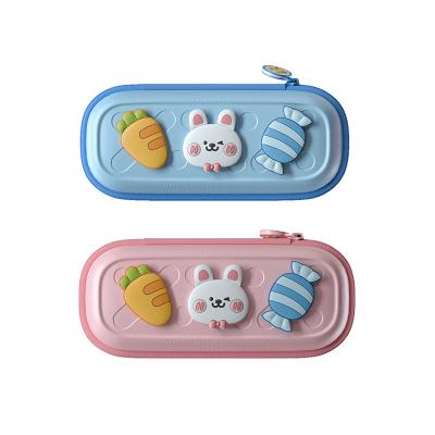 China Schools & High Quality Durable Cute Cartoon Pattern Large Capacity Customized Pencil Case Offices For Kids for sale