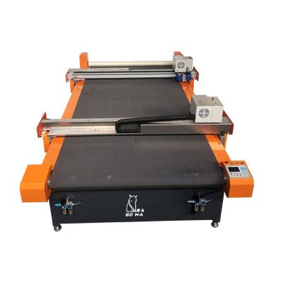 China Factory Wholesale Made Corrugated Cardboard Mat Automatic Knife CNC Cutting Machines With Hole Punches for sale