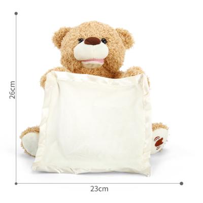 China Free Sample Recording Teddy Bears Talking Plush Toy Teddy Bear Appease Toy Make Play Peek for sale