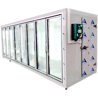 China Walk In Cooler Glass Door Merchandiser Freezer for Supermarket for sale