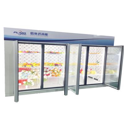 Китай Competitive price walk in refrigerator freezer chiller glass cold room for big kitchen mushroom fruiting chamber продается