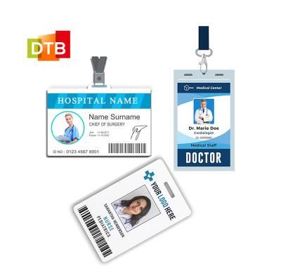 China Waterproof / Impermeable Custom Plastic ID Badge Rfid Business Card For Access Control for sale