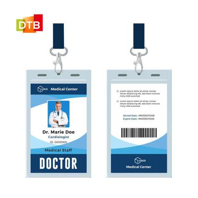 China NTAG 213/215/216 Chip 13.56MHz RFID Badge ID Waterproof / Waterproof Custom Printing Plastic Card for sale