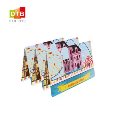 China Custom Printing Classic MINI TAG 13.56mhz MIFARE 1k DESfire EV1Plus 2k RFID NFC Paper Card Tickets for sale