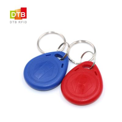 China Wholesale Waterproof/Waterproof ABS T5577 TK4100 RFID Plastic Key Fob With Metal Chain for sale