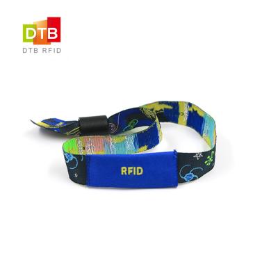 China Wholesale Mixed Waterproof/Waterproof Fabric NFC 13.56MHz RFID QR Code UID MIFARE EV 1 Ultralight Wristband Material for sale