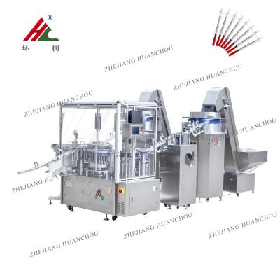 China Factory Plastic Disposable Insulin Syringe Assembly Making Machine With Safety Cover Zhejiang Huanchou for sale