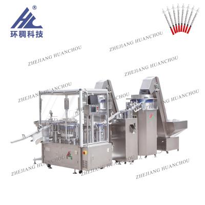 China Factory Sterile Disposable Insulin Syringe Assembly Making Machine With Safety Cover Zhejiang Huanchou for sale