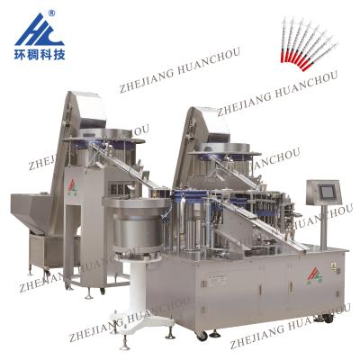 China Factory ASutomatic Insulin Syringe Assembly Machine Syringe Making Line For Medical Zhejiang Hospital Huanchou for sale