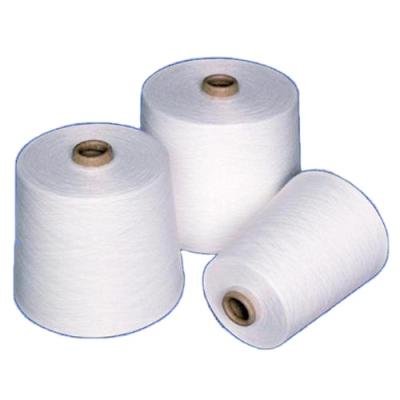 China Sustainable High Tenacity 30/1 Raw White Polyester / Viscous Yarn Low Price for sale