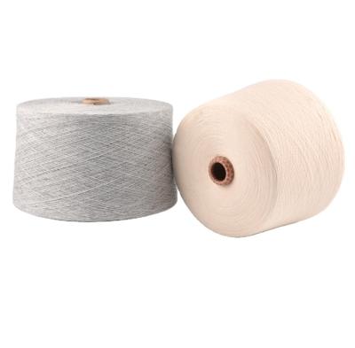 China Anti-bacteria OEM&ODM Socks Raw White Cotton Yarn NE24/1 450TPM Sock Blanks Knitting Yarn for sale