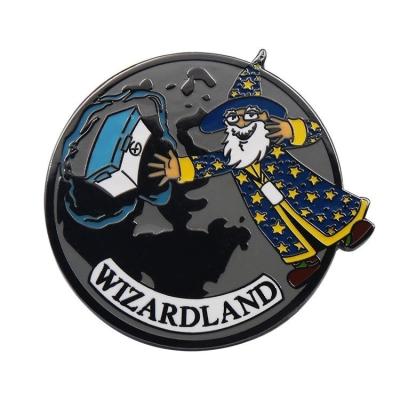 China America personalization metal cartoon printing logo animation badge creative commemorative medal personalized enamel badge for sale