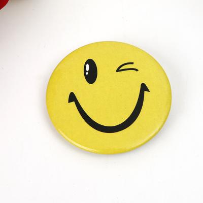 China Mini Brooch Character Brooch Series Cartoon Art Cartoon Smiley Face Brooch Folk Naughty Smiling Badge Brooch Shape for sale