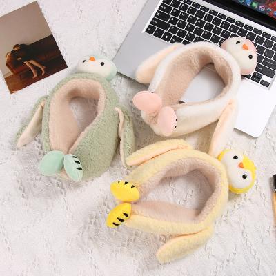 China Fashion\Winter Warm Penguin Girls Earmuff Child Ear Warmer Custom Cute Soft Plush Comfortable\Outdoor Durable for sale