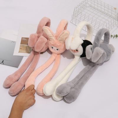 China Fashion\Hot Cute Rabbit Design Kid Earmuff Professional Comfortable Mixed Color Durable For Girls Fancy Ear Muffs for sale