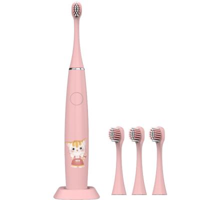 China NEW Rechargeable Children's Automatic Electric Toothbrush Waterproof Electronic Sonic Toothbrush For Kids OEM for sale