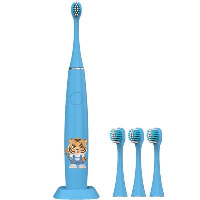 China Rechargeable Kids Electric Toothbrush Super Soft Stiffens Children's Electric Toothbrush Waterproof IPX7 for sale