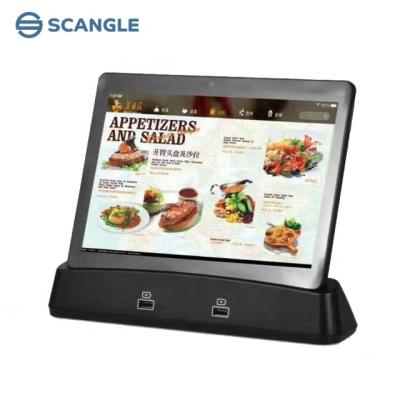 China Business Scangle 10 Inch Android Tablet POS PC Electronic Menu / Portable POS Terminal For Restaurant Menu for sale