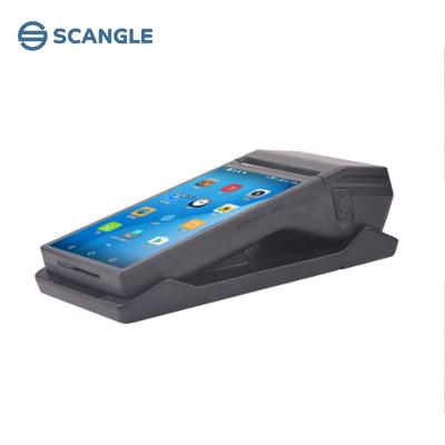 China Handheld POS Terminal System SGT-T2 PDA Handheld POS Machine with 80mm Printer Android POS Systems for sale