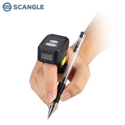 China High Quality Logistics Industry Finger Ring Barcode Reader QR Code Scanner Works With Smart Phone/PC/PDAs for sale